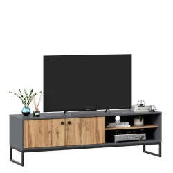 Loft LD.689030.000 TV cabinet (Oak Wotan/Antracite )
