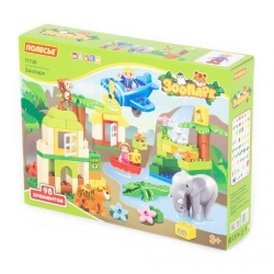 Maxi Constructor - "Zoo" (98 elements) (in a box), article 77738