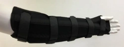 Extended split wrist joint bandage with metal reinforcement Sh-1903