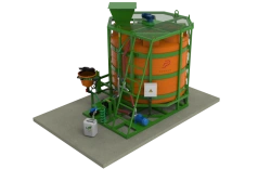 Stationary mortar plant type "Cassette 5000x1"