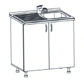 Table with sink (Trade mark Alliance-C)