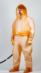 Pneumatic suit for protection from radioactive substances LG-4a