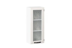 Marina LD.273670.000 Door front 400 high glass Type 3 (Alabaster )
