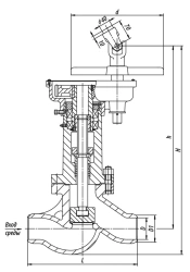 Shut-off valve (valve) 1s-8-2