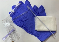 Gynaecological kit for cervical and vaginal sampling disposable sterile "Femina®" with mirror L and qi