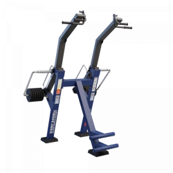 Vertical pull in standing position with variable load