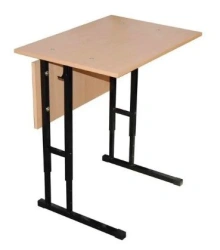 Single-seat adjustable pupil's table (g.r. 1-3,2-4,3-5,4-6,5-7)