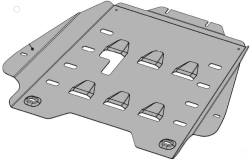 Metal gearbox cover for Isuzu D-MAX 2021