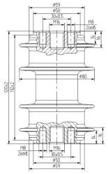 Insulator OSC 8-10-A01-2 UHL2 (T2)