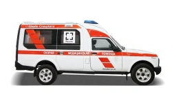 Ambulance of class "A", modification NV210A, category M1G, made on the basis of LADA 4x4 vehicle,