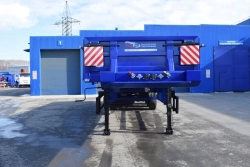Flatbed semi-trailer, UZST brand, type 9176, modifications: 9176-0000012 (metal flatbed with front side, with EBS, axle with EBS