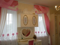 Bouffle Lambrequin (decorative transverse strip for decorating window and door openings and arches)
