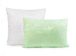 Sleeping cushions made of cotton fabrics, filled with synthetic fibres