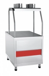 Counter for cutlery and trays PSP-70KM (stainless steel top)