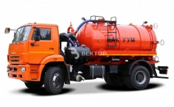 Vacuum tanker MB 4680D3-40 on KAMAZ 53605-A5 chassis