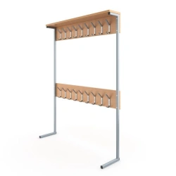 One-sided floor coat rack