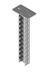 Double-hung profile BSUF 85D-000, with overall dimensions from 85x64x200 mm to 85x64x6000 mm, with metal thickness 3,0 mm, mount