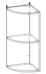 Open end shelf (Harmony series)
