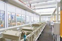 Galvanic manual line