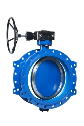 Double eccentric disc butterfly valve, Steinval brand, type BC, DN800 mm, PN10 bar