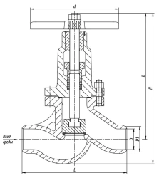Shut-off valve (valve) 1s-7-1