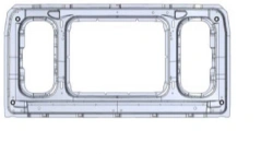 Roof frame centre A9606512501