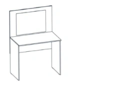 Dressing room table (Trade mark Alliance-C)