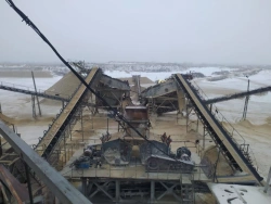 Crushed stone of wide fractions from 4-8 mm