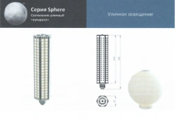 LED luminaires for street and road lighting Sphere series