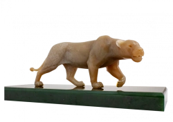 Stone-cutting piece "Lioness" (jade)