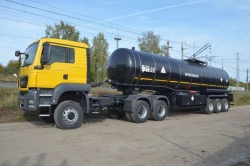 Semi-trailer-tanker, type PPTS-3/6-3/12-23, modification 91250A-0000010