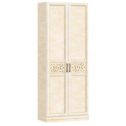 Alexandria LD 618050.000 double-leaf wardrobe (Lento/Rustica leather)