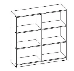Shelving unit for children TV-DSD-6.2.01