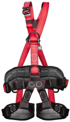 Safety harness for sitting position with integrated belt for holding and positioning, model Promalp, article no. ST