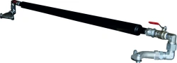Front sprinkler flat jet nozzles