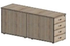 Double pedestal / support cabinet KS.TPOD-7.06