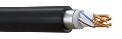 Control cable, not spreading combustion, with reduced smoke and gas emission, cold-resistant, with bare armour without external
