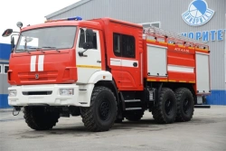 Foam extinguishing vehicle APT-(4,0-8,0)-50, type 58815K43118, modification APT (4,0-8,0)-50 (43118), on chassis KAMAZ-43118-A5,