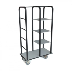 Aluminium wardrobe trolley