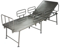 Folding medical beds according to TU 32.50.30-013-09442403-2023, variant of execution: Folding resuscitation bed KR-03.
