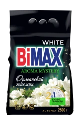 All-purpose powdered laundry detergent "BiMax White Orleans Jasmine Automat"