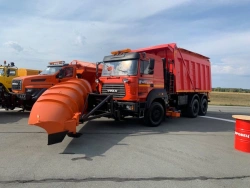 All-season combined road machine VMKD-2015 model 7963C2 on the chassis of URAL C34520