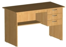 Teacher's desk (LDFB) with drawers/semi-drawers for accessories and TCO section