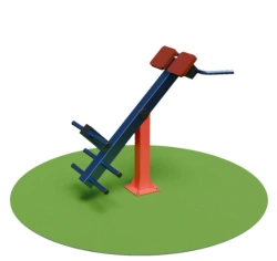 Outdoor hyperextension machine