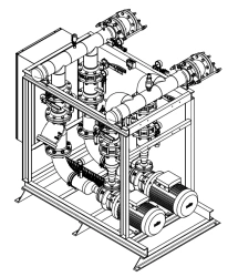 I-PU series pumping stations. Refrigerant/heat circulating pumping station complete with control panels/control cabinets of the
