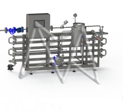 Tubular heat exchanger units of models P8-OUP, P8-OUT, P8-OLF-M, P8-OLF