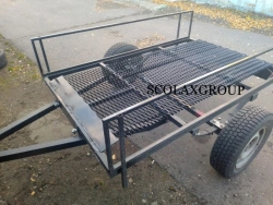 Agricultural semi-trailer