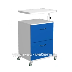 Rolling table with adjustable table top TPM-3/1