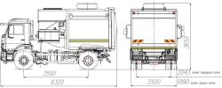 Side-loading rubbish truck model MK-4554-04