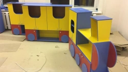 Set of children's wooden furniture